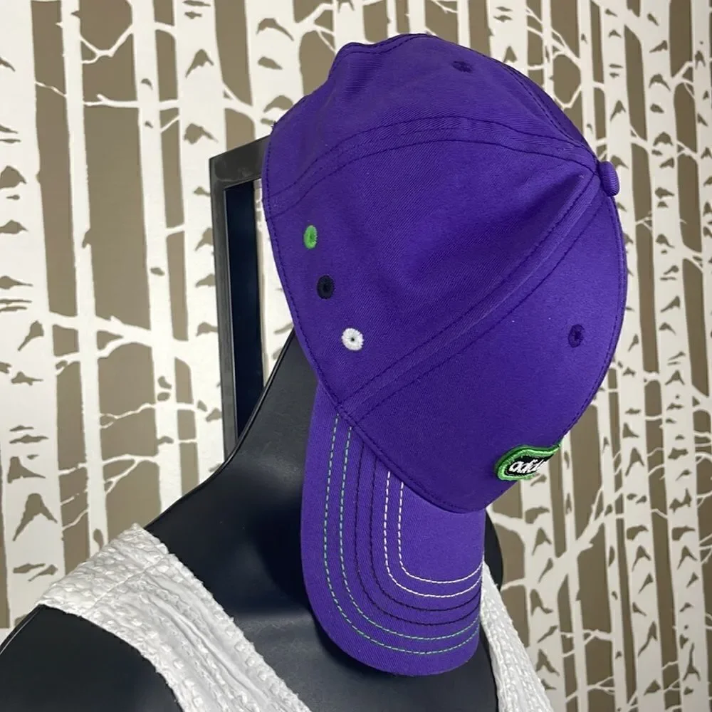Adidas Purple Snap Back Hat Golf Baseball OS